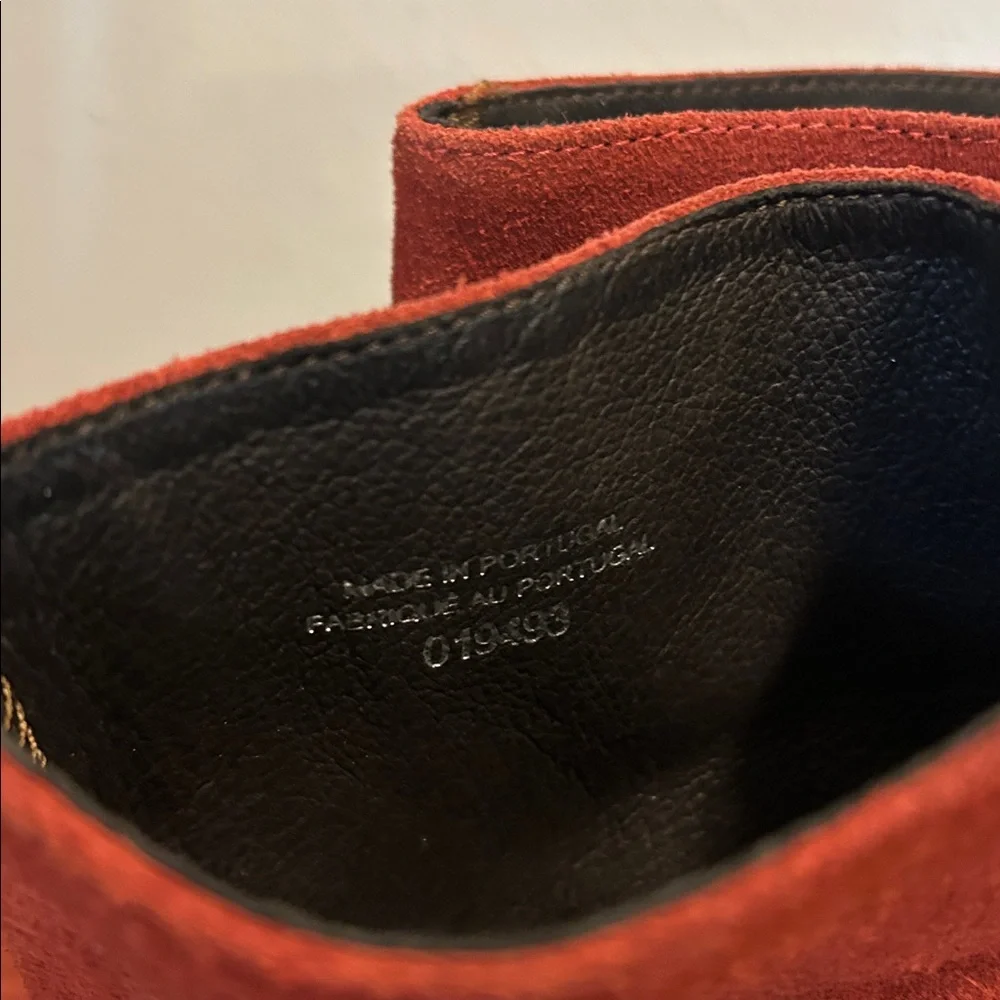 Free People Cecile Ankle Boot Terracotta Red‎ Suede